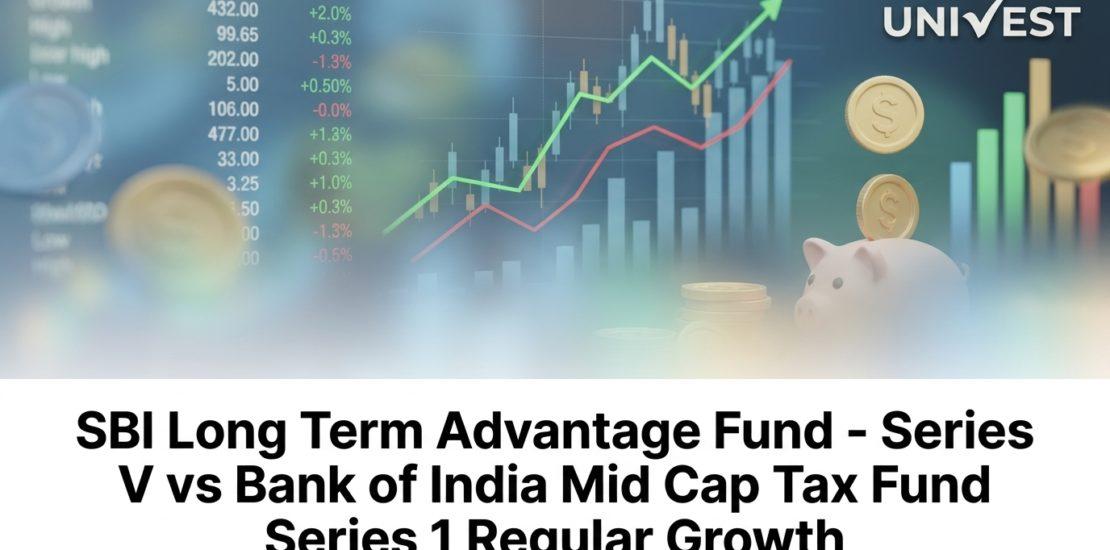 SBI Long Term Advantage Fund - Series V vs Bank of India Mid Cap Tax Fund Series 1 Regular Growth: