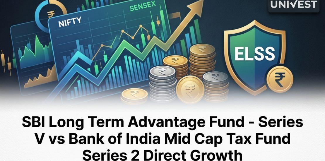 SBI Long Term Advantage Fund - Series V vs Bank of India Mid Cap Tax Fund Series 2 Direct Growth