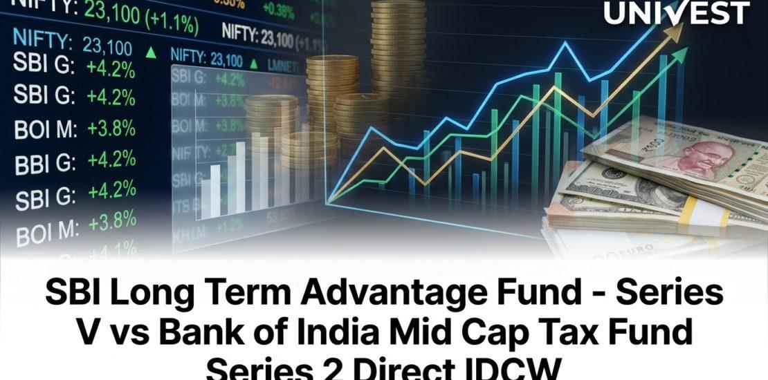 SBI Long Term Advantage Fund - Series V vs Bank of India Mid Cap Tax Fund Series 2 Direct IDCW: