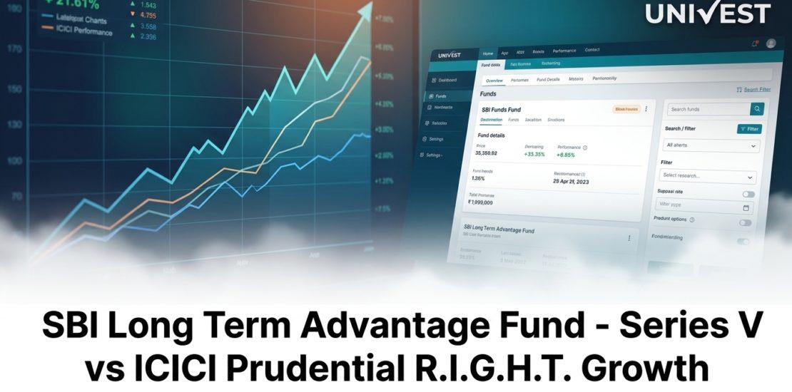 SBI Long Term Advantage Fund - Series V vs ICICI Prudential R.I.G.H.T. Growth: