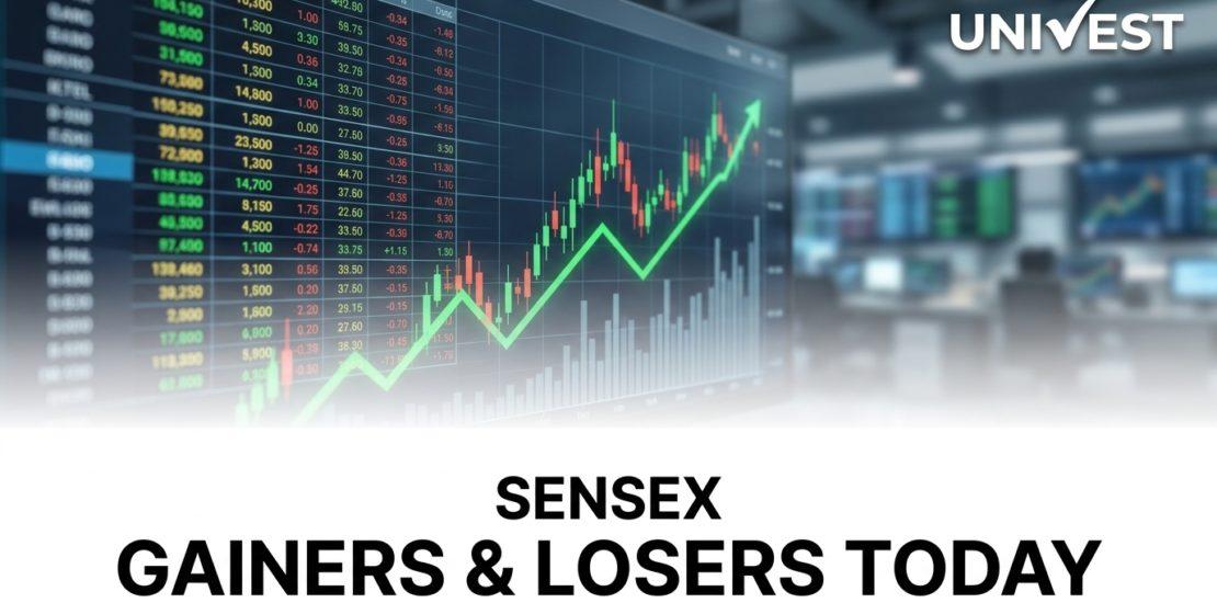 Sensex Gainers and Losers Today on 9 July 2026