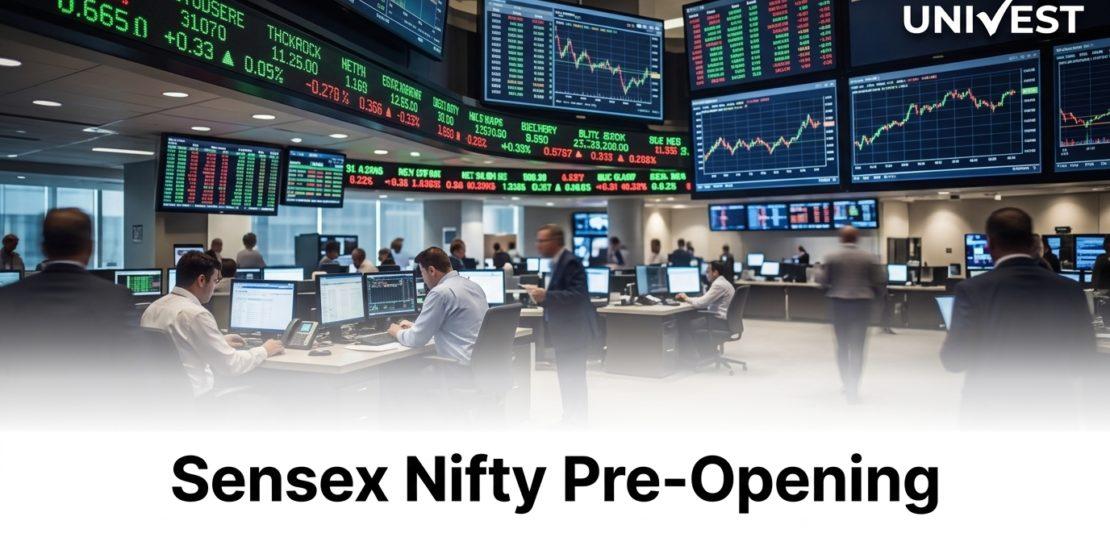 Sensex Nifty Pre-Opening Trade Flat