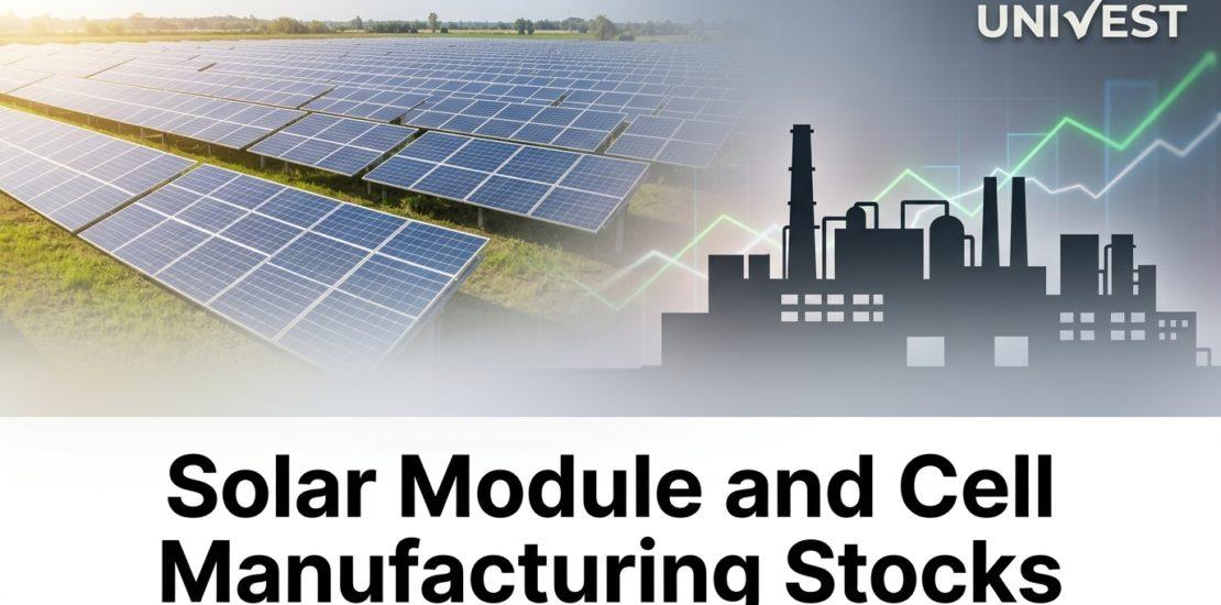 Solar Module and Cell Manufacturing Stocks