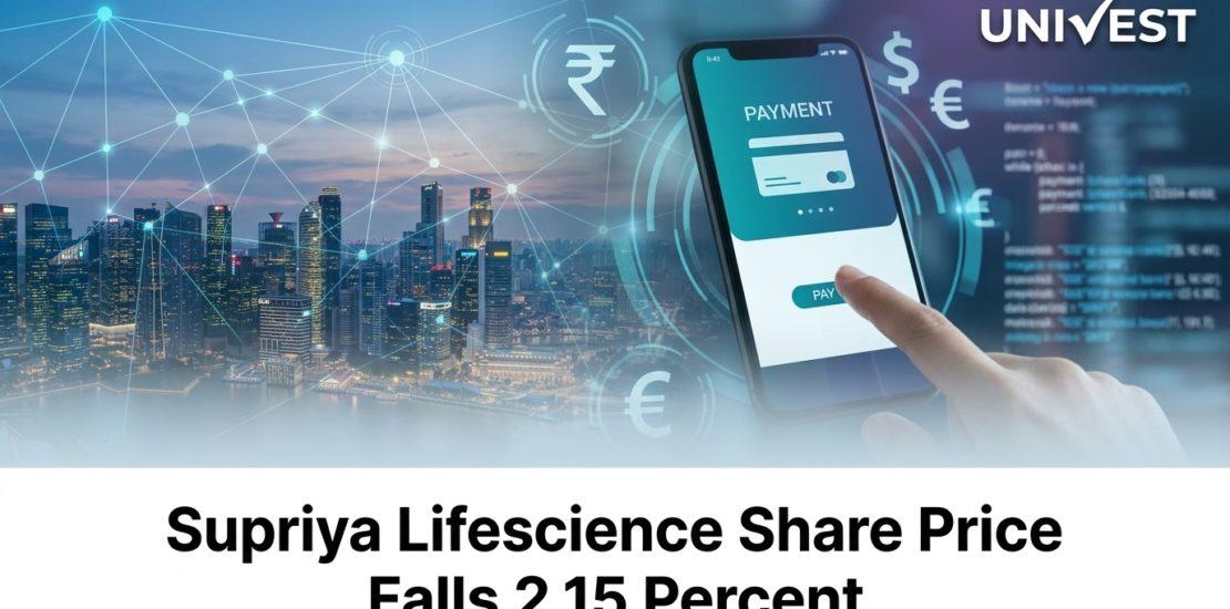Supriya Lifescience Share Price Falls 2.15 Percent