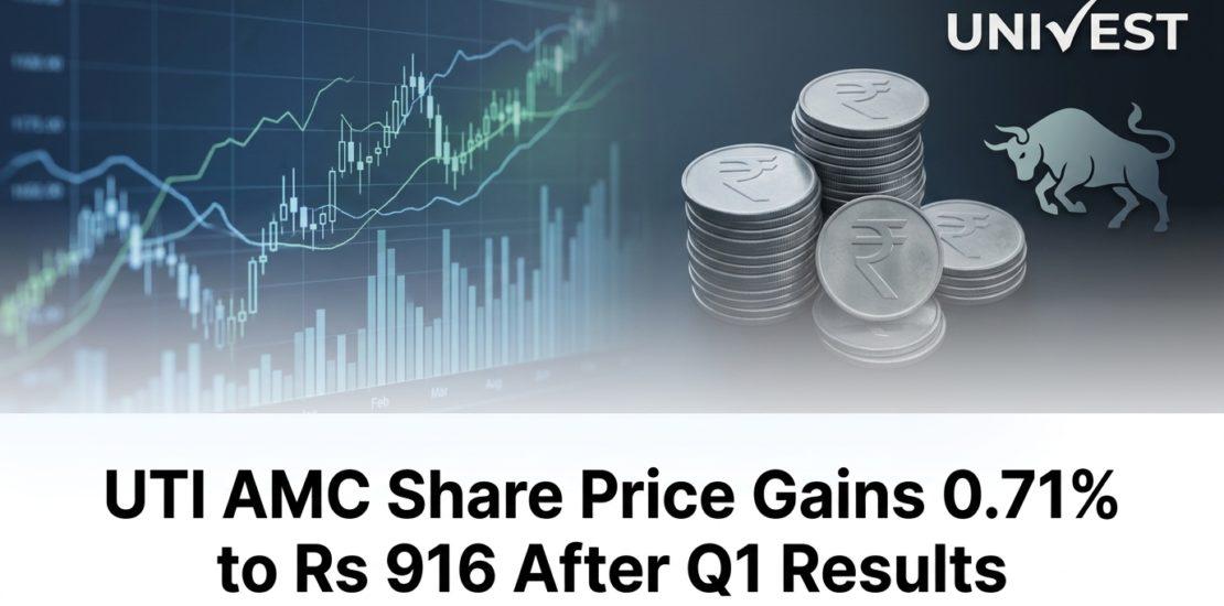 UTI AMC Share Price Gains 0.71% to Rs 916 After Q1 Results