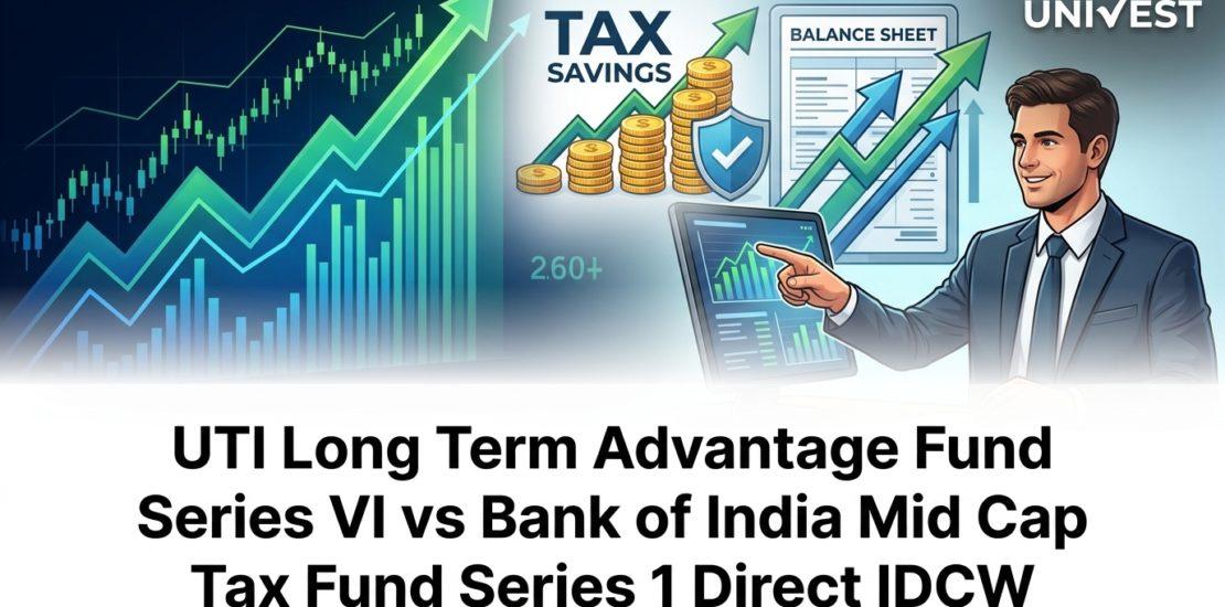 UTI Long Term Advantage Fund Series VI vs Bank of India Mid Cap Tax Fund Series 1 Direct IDCW