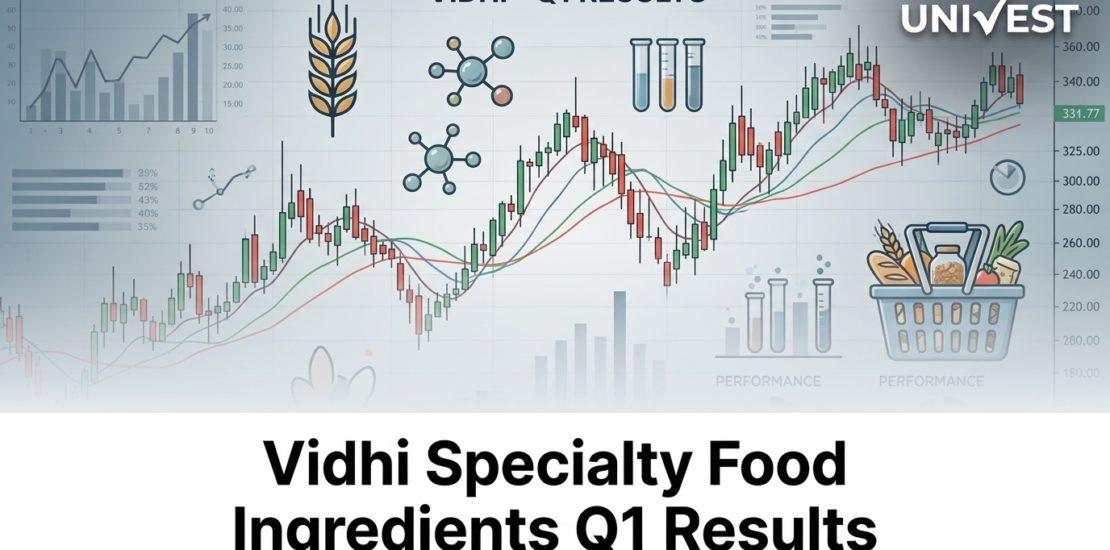 Vidhi Specialty Food Ingredients Q1 Results FY27