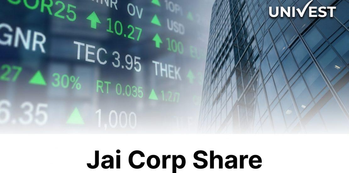 Where Will Jai Corp Share Price