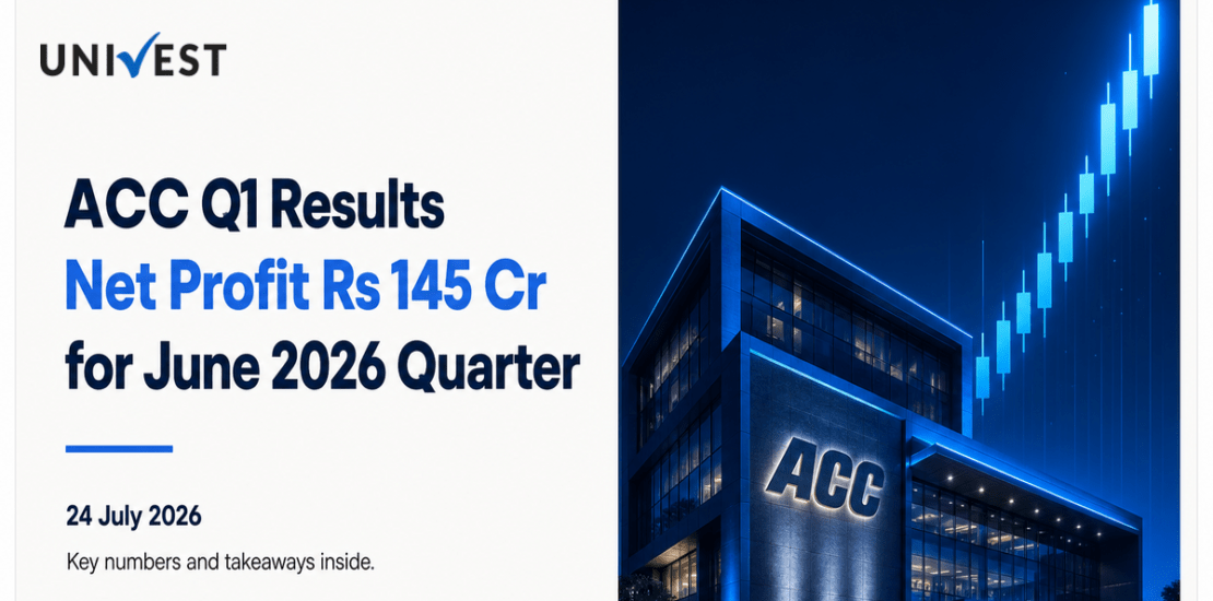 ACC Q1 Results FY27: Net Profit at Rs 145 Cr for June 2026 Quarter