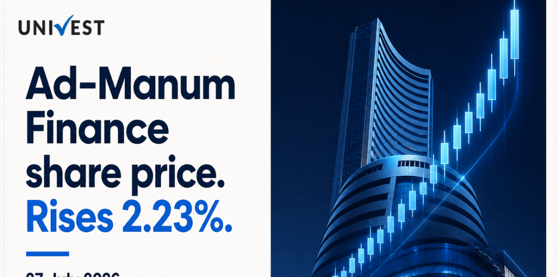Ad-Manum Finance Share Price Rises 2.23% After Q1 FY27 Results