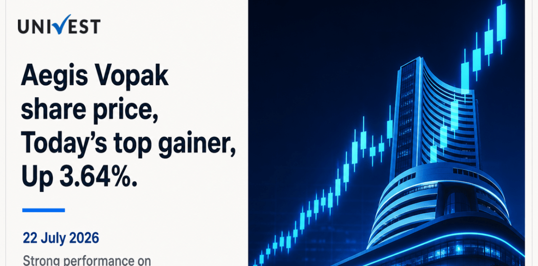 Aegis Vopak Terminals Share Price Rising 3.64 Percent Today, Among Today's Top Gainers