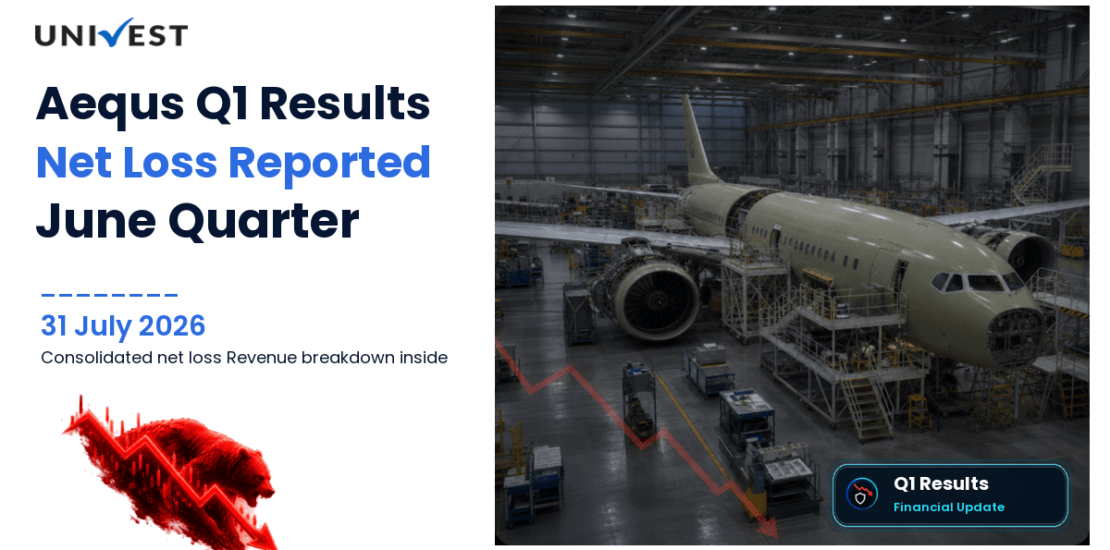 Aequs Q1 Results FY27: Net Loss at Rs 56 Cr for June 2026 Quarter