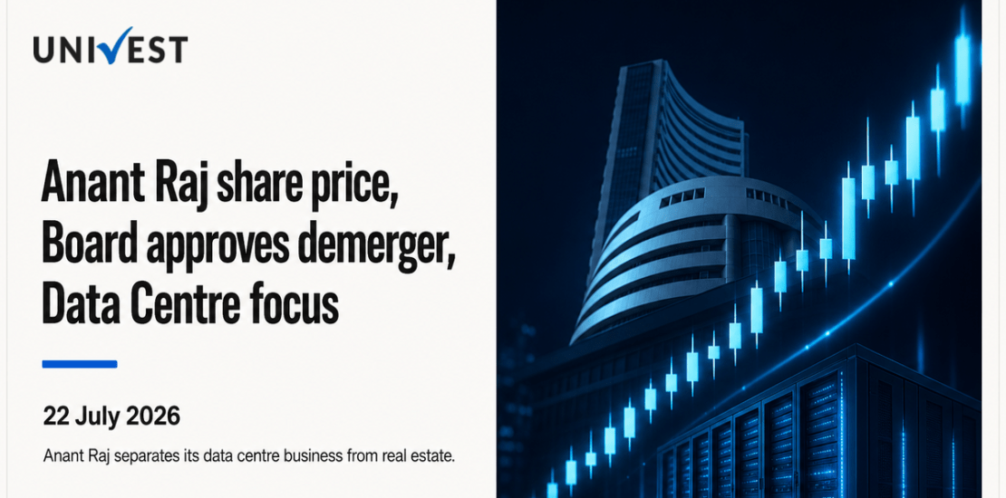 Anant Raj Share Price in Focus as Board Approves Demerger of Data Centre Business From Real Estate