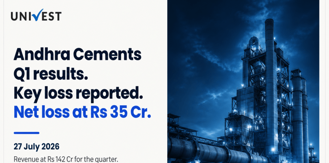 Andhra Cements Q1 Results FY27: Net Loss at Rs 35 Cr for June 2026 Quarter