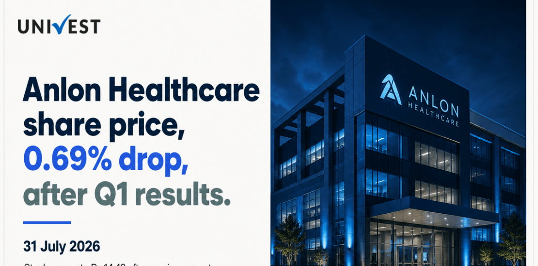 Anlon Healthcare Share Price Falls 0.69% After Q1 Results