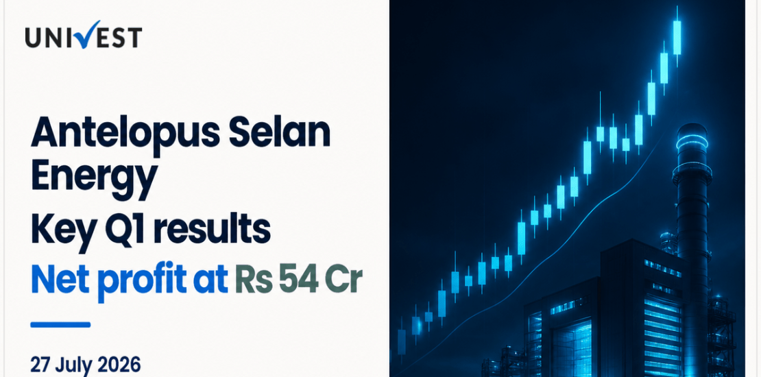Antelopus Selan Energy Q1 Results FY27: Net Profit at Rs 54 Cr for June 2026 Quarter