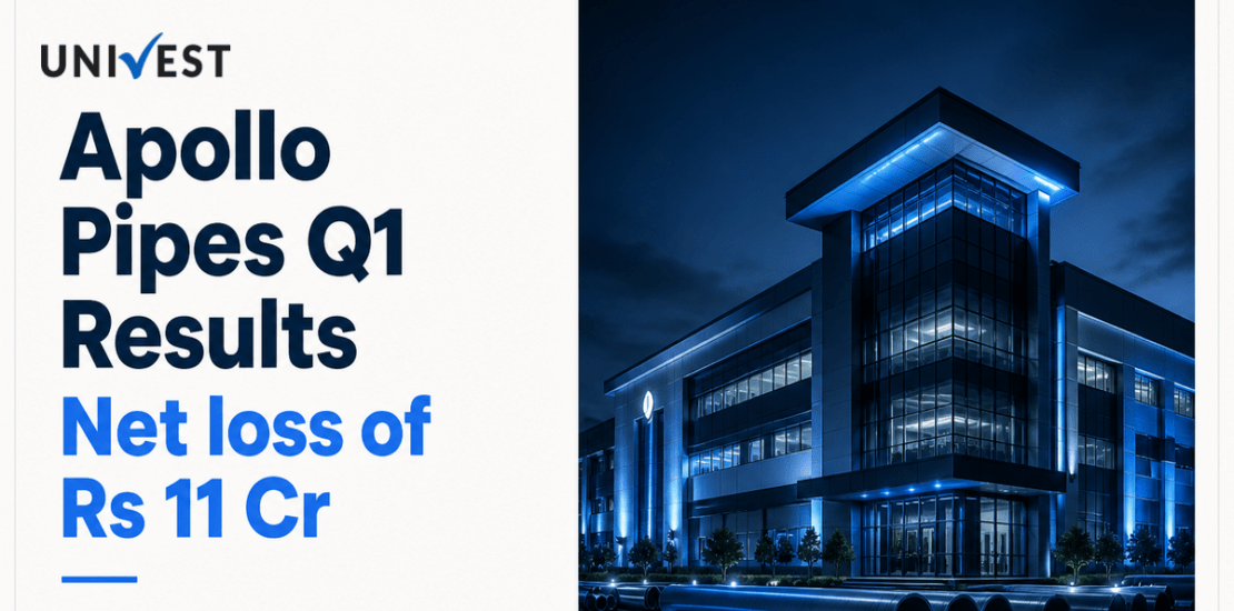 Apollo Pipes Q1 Results FY27: Net Loss at Rs 11 Cr for June 2026 Quarter