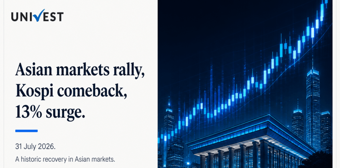 Asian Markets Rally as Kospi Stages Historic 13% Comeback