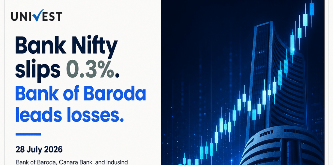 Bank Nifty Today Down 0.3 Percent as Bank of Baroda, Canara Bank, IndusInd Bank Lead Losses