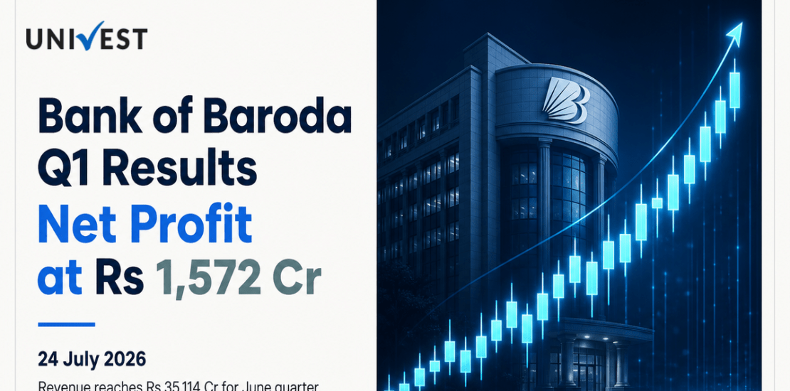Bank of Baroda Q1 Results FY27: Net Profit at Rs 1,572 Cr for June 2026 Quarter