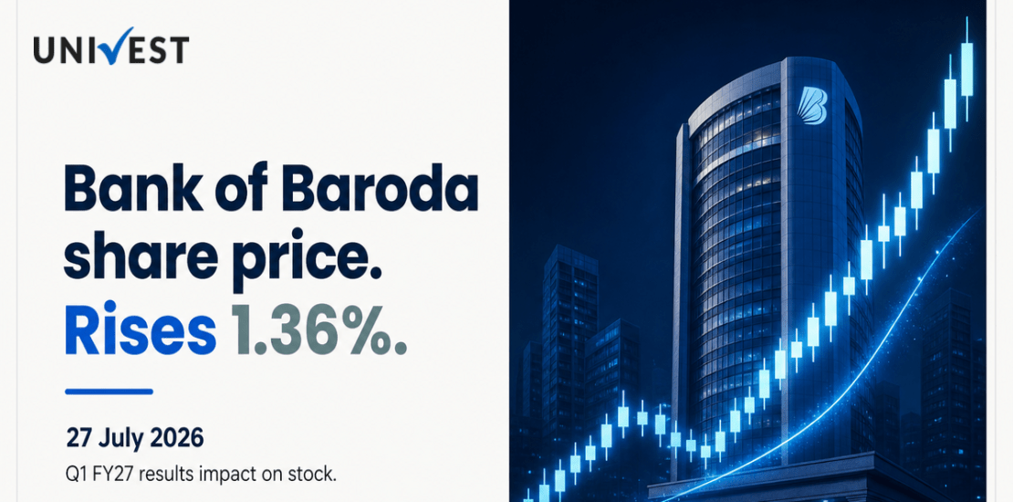 Bank of Baroda Share Price Rises 1.36% After Q1 FY27 Results