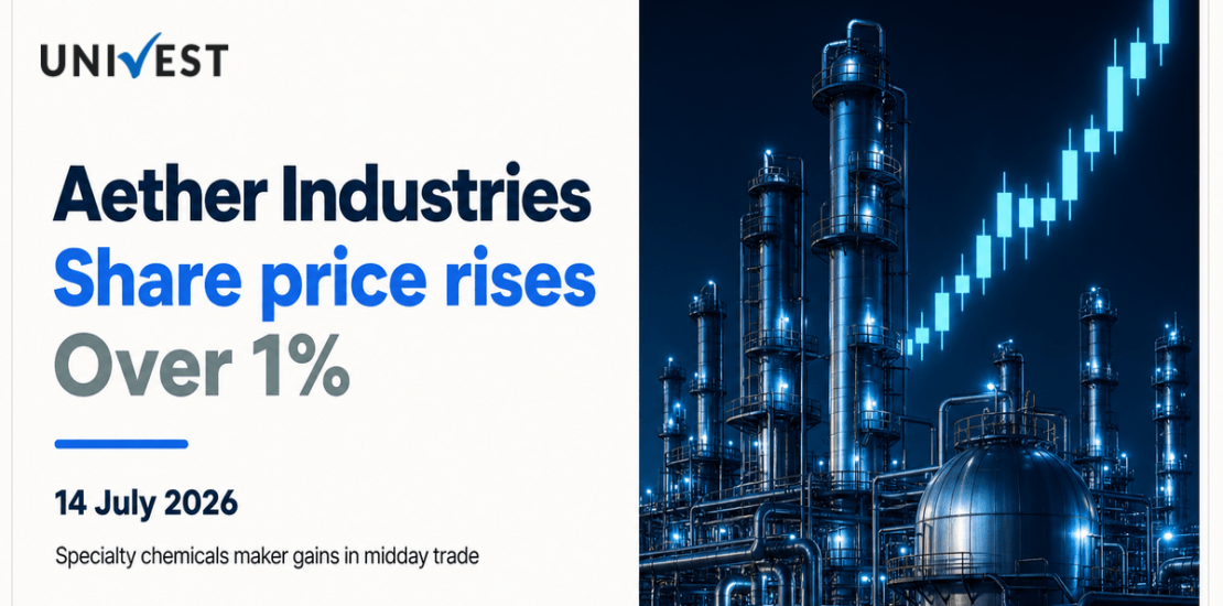 Aether Industries Share Price Rises Over 1 Percent