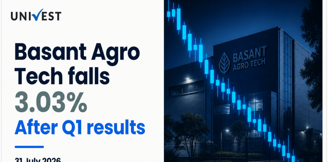 Basant Agro Tech (India) Share Price Falls 3.03% After Q1 Results