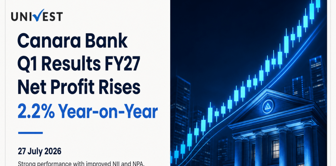 Canara Bank Q1 Results FY27: Net Profit Rises 2.2% to Rs 4,856 Crore, NII Up 13% for June 2026 Quarter