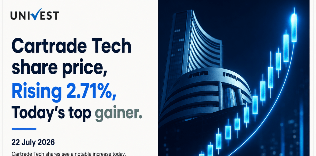 Cartrade Tech Share Price Rising 2.71 Percent Today, Among Today's Top Gainers