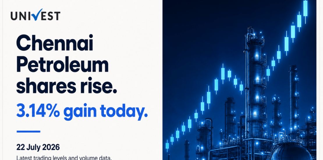 Chennai Petroleum Corporation Share Price Rising 3.14 Percent Today, Among Today's Top Gainers