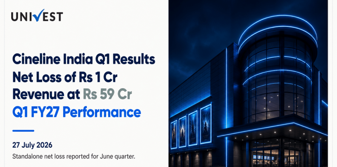 Cineline India Q1 Results FY27: Net Loss at Rs 1 Cr for June 2026 Quarter