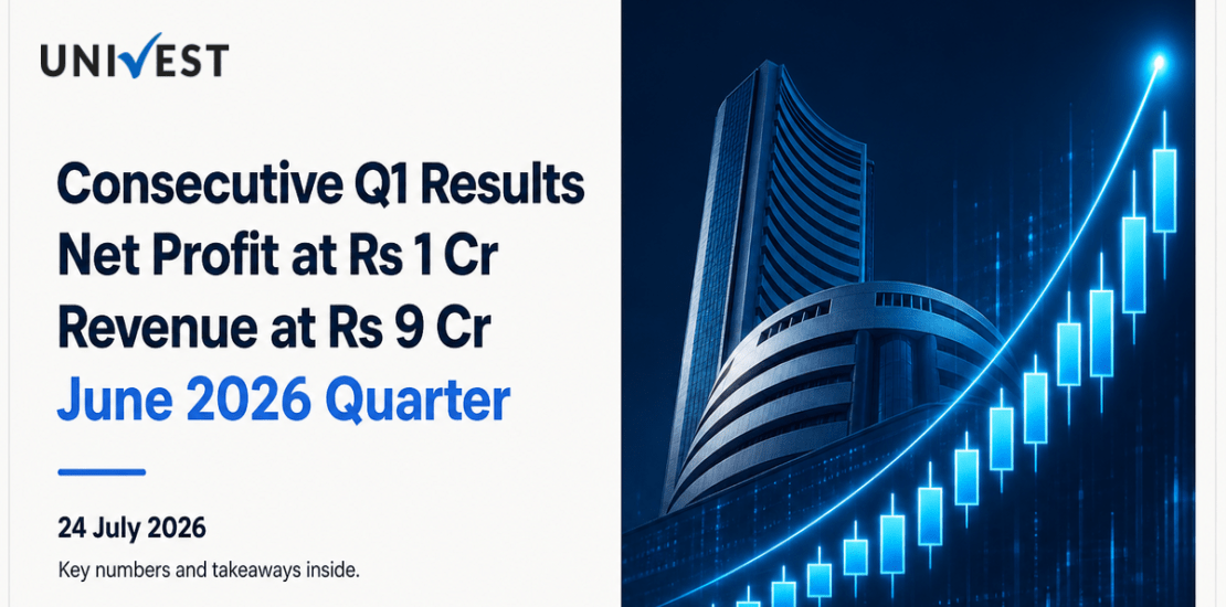 Consecutive Commercial Q1 Results FY27: Net Profit at Rs 1 Cr for June 2026 Quarter