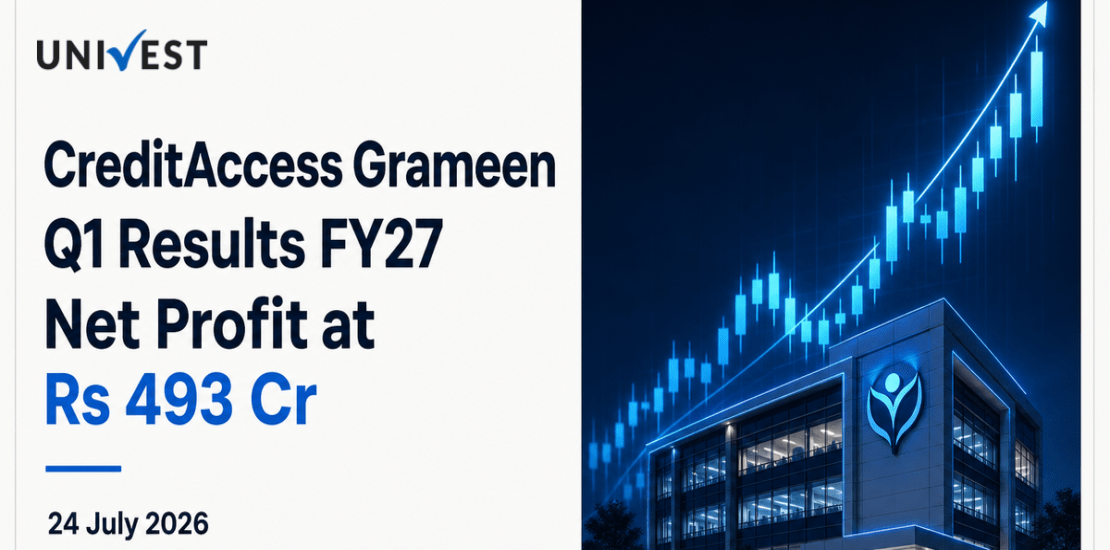 CreditAccess Grameen Q1 Results FY27: Net Profit at Rs 493 Cr for June 2026 Quarter