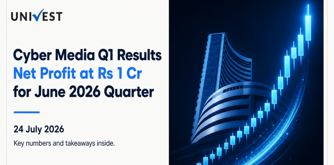 Cyber Media Q1 Results FY27: Net Profit at Rs 1 Cr for June 2026 Quarter