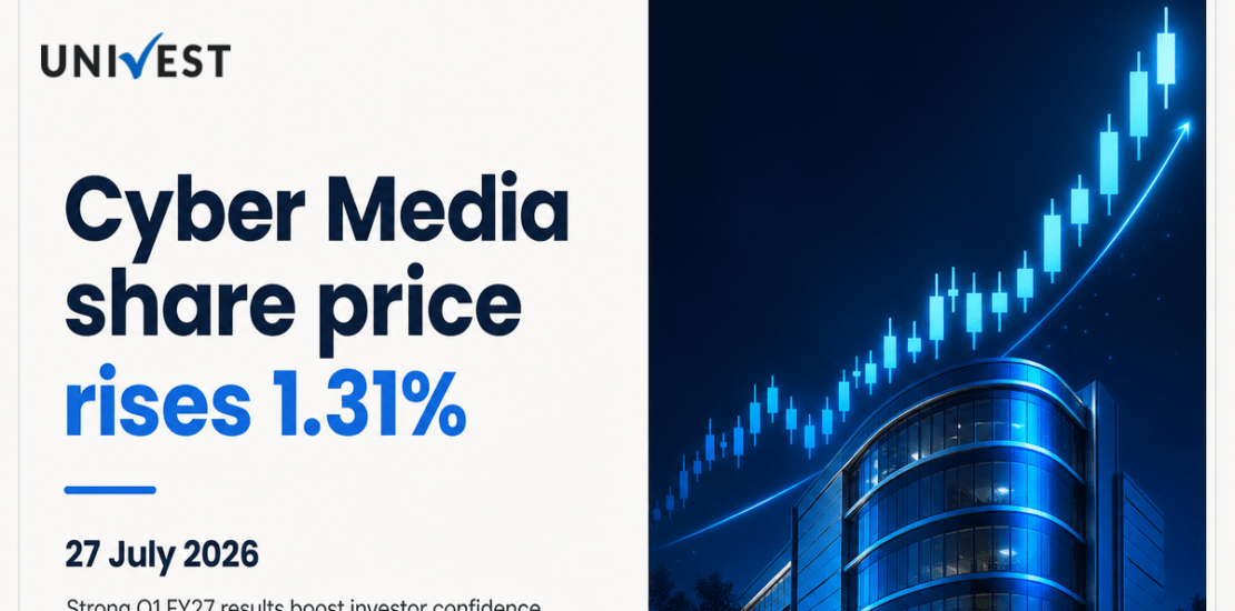 Cyber Media Share Price Rises 1.31% After Q1 FY27 Results