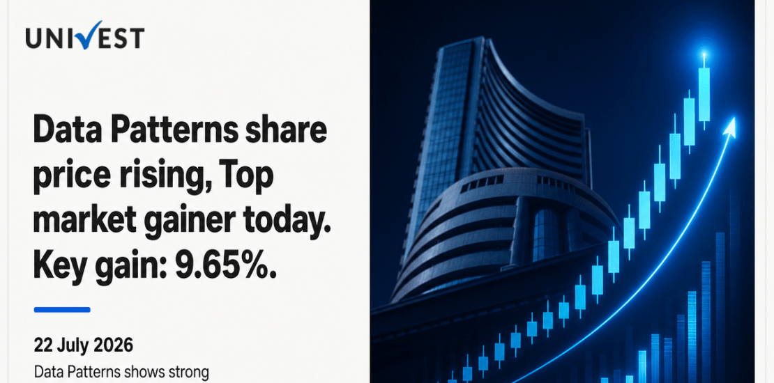 Data Patterns Share Price Rising 9.65 Percent Today, Among Today's Top Gainers