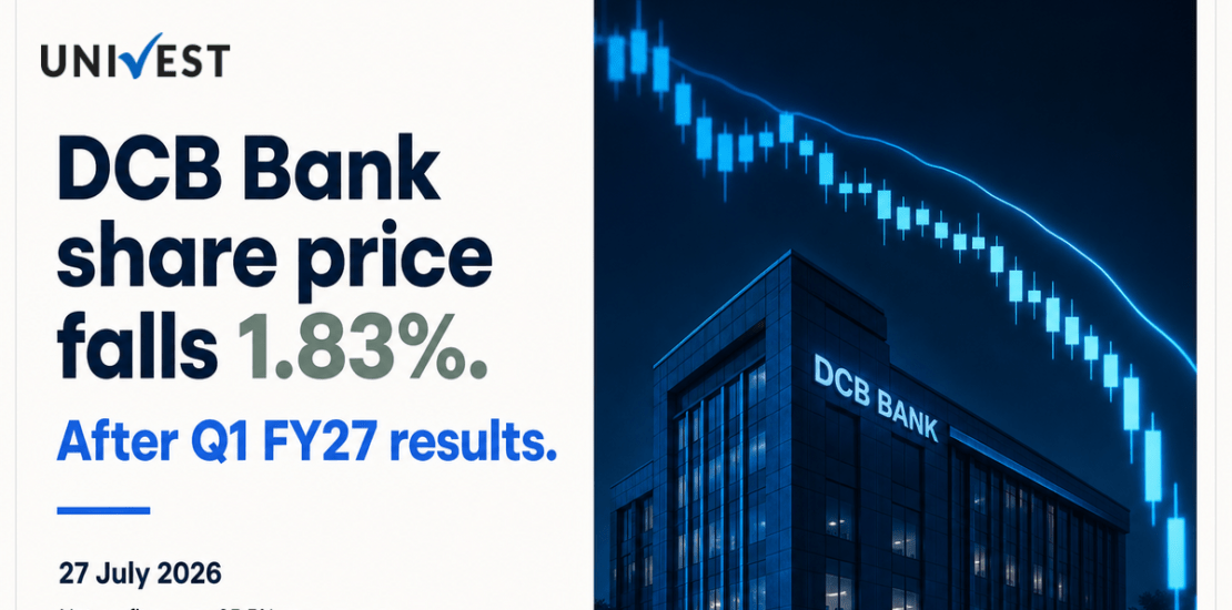 DCB Bank Share Price Falls 1.83% After Q1 FY27 Results