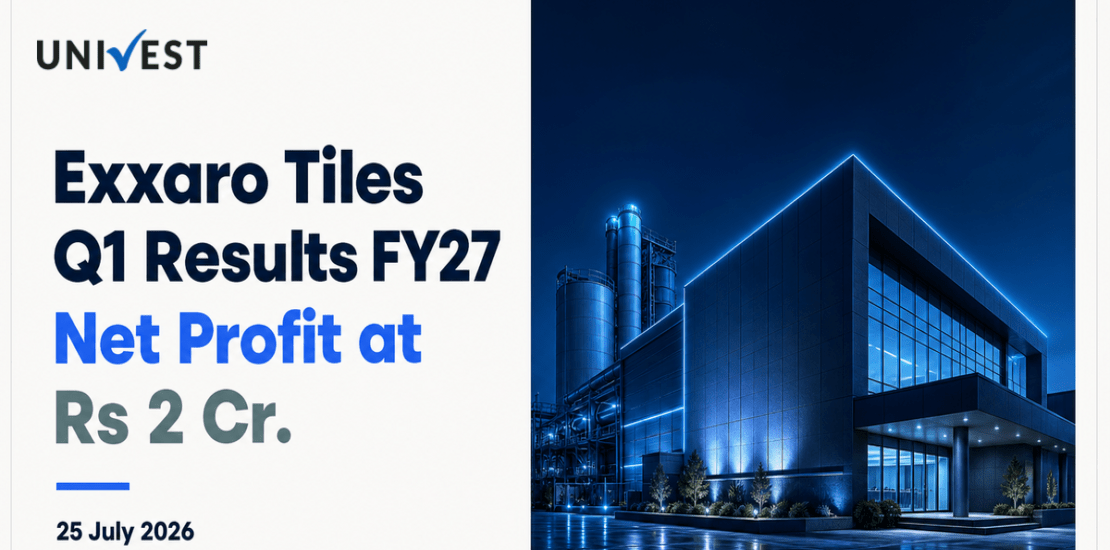 Exxaro Tiles Q1 Results FY27: Net Profit at Rs 2 Cr for June 2026 Quarter