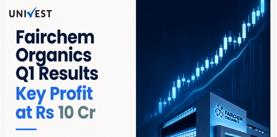 Fairchem Organics Q1 Results FY27: Net Profit at Rs 10 Cr for June 2026 Quarter