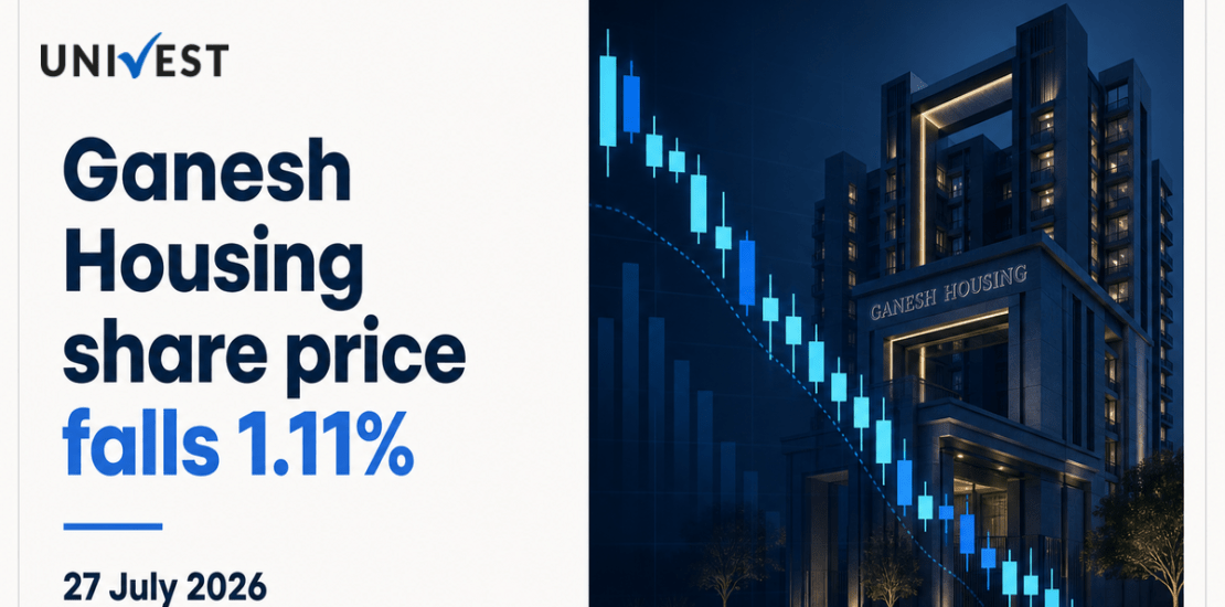 Ganesh Housing Share Price Falls 1.11% After Q1 FY27 Results