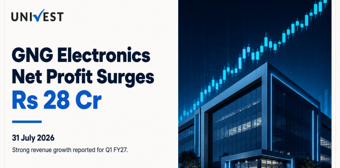 GNG Electronics Q1 Results FY27: Net Profit at Rs 28 Cr for June 2026 Quarter