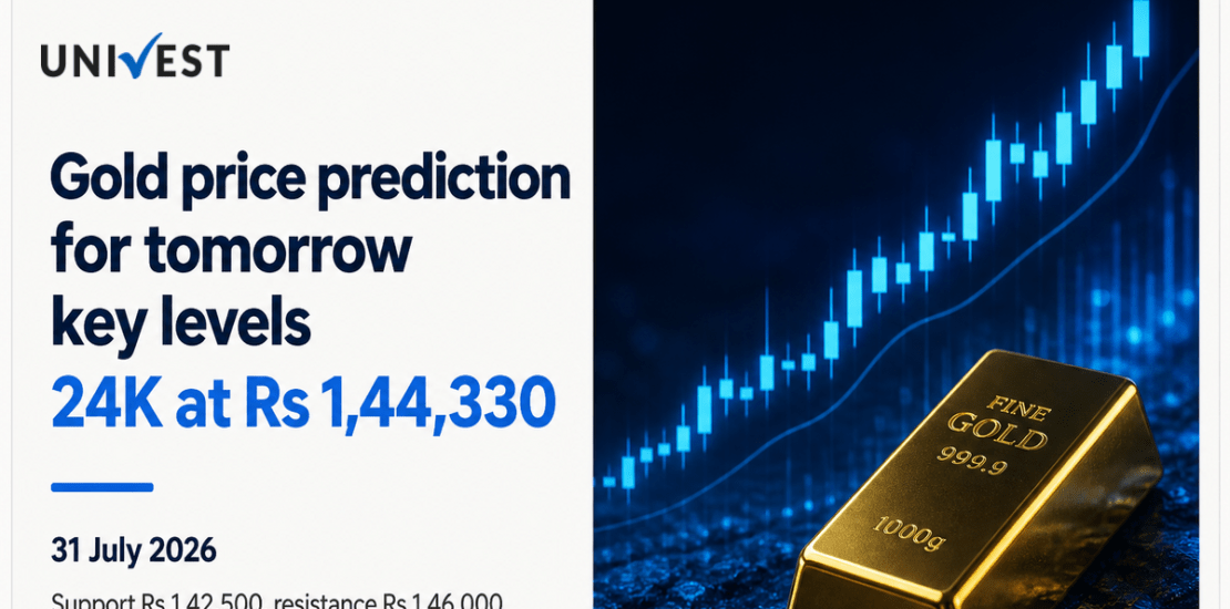 Gold Price Prediction for Tomorrow: Key Levels, City Rates and Analyst Outlook for 31 July 2026