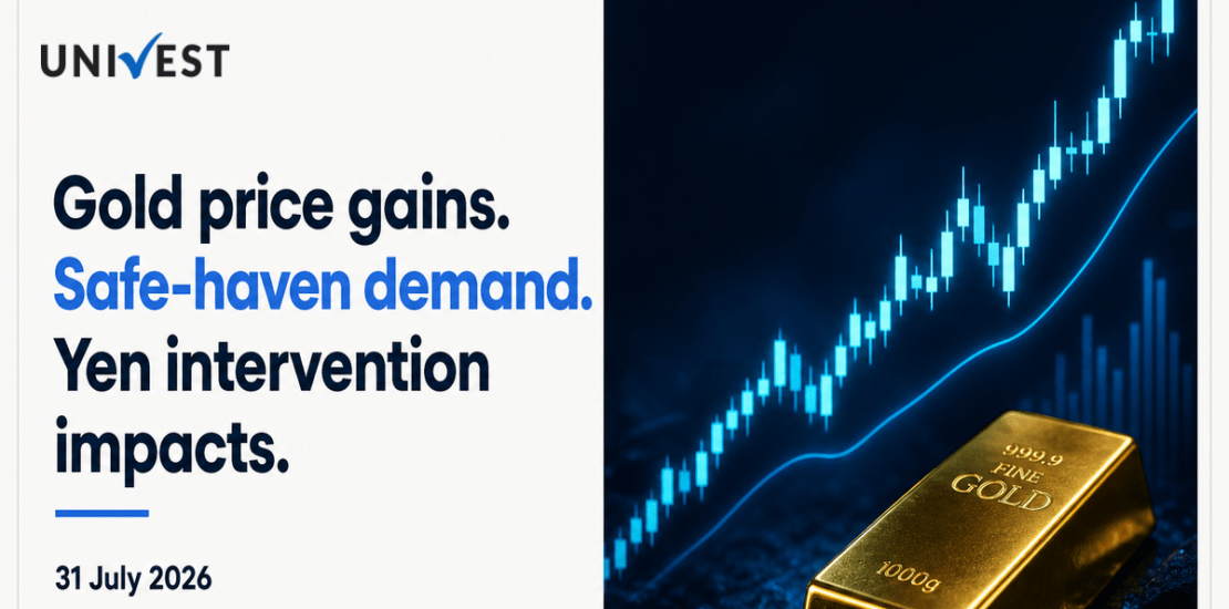 Gold Price Today: MCX Holds Gain as Yen Intervention Weighs on Dollar