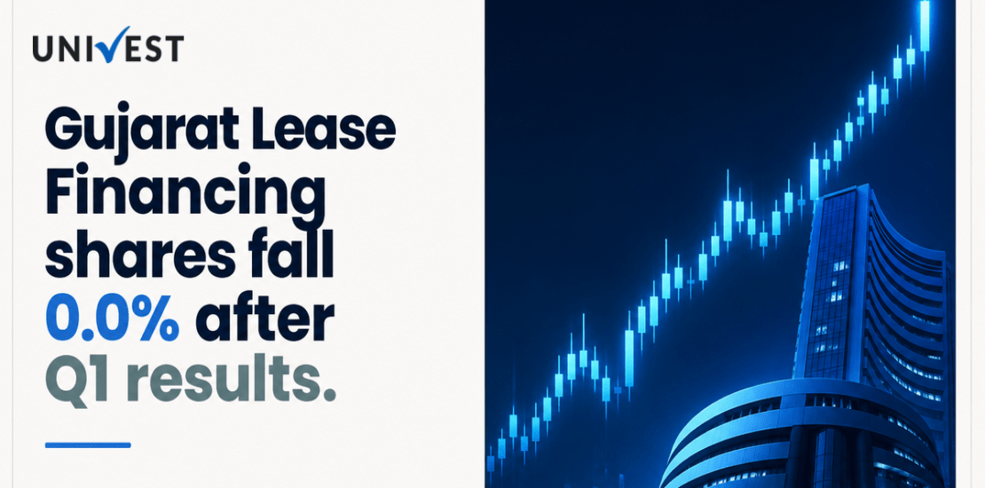 Gujarat Lease Financing Share Price Falls 0.0% After Q1 Results