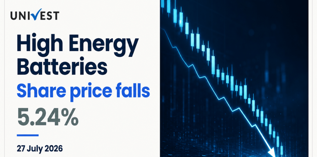 High Energy Batteries Share Price Falls 5.24% After Q1 FY27 Results
