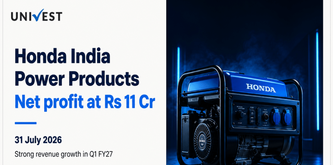 Honda India Power Products Q1 Results FY27: Net Profit at Rs 11 Cr for June 2026 Quarter