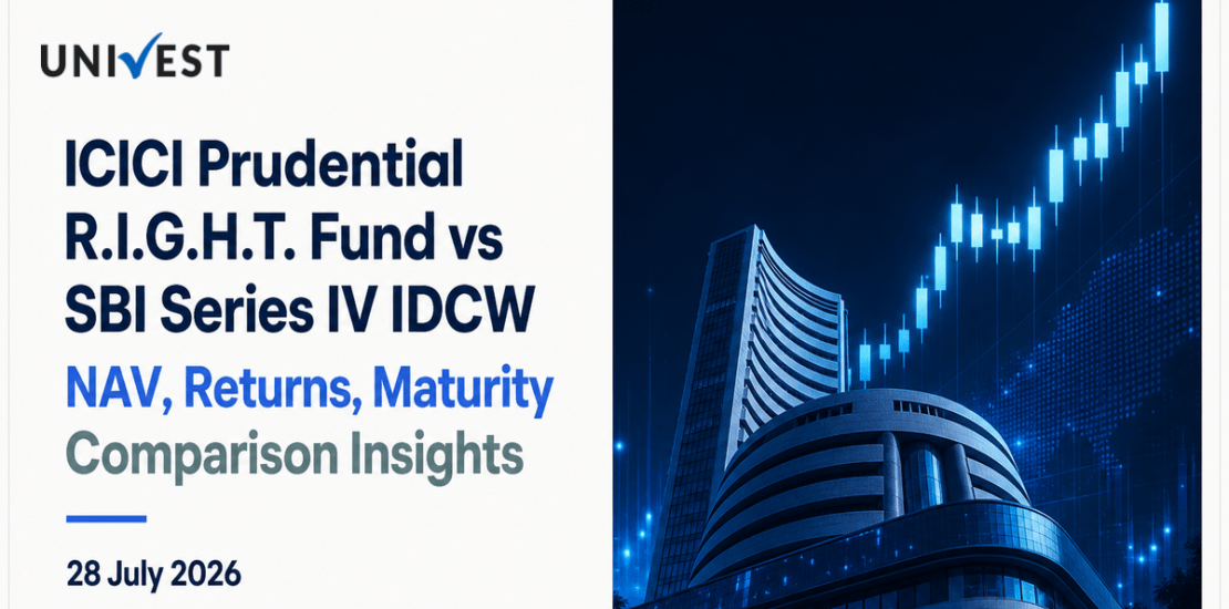 ICICI Prudential R.I.G.H.T. Fund vs SBI Series IV IDCW: NAV, Returns and Maturity Status Compared