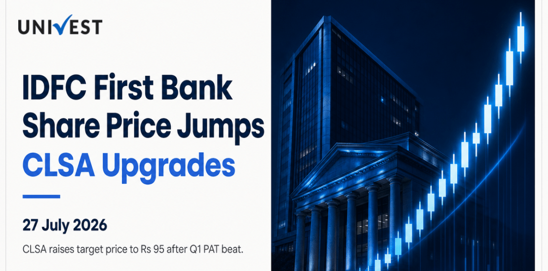 IDFC First Bank Share Price Jumps as CLSA Upgrades to Outperform With Rs 95 Target