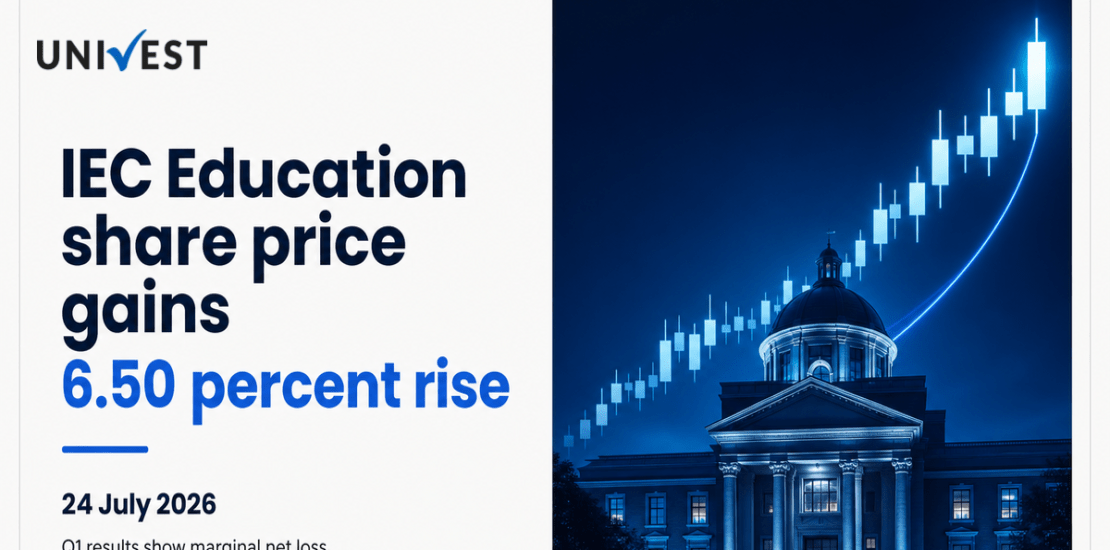 IEC Education Share Price Gains After Q1 Results, Trades Near Rs 22.76