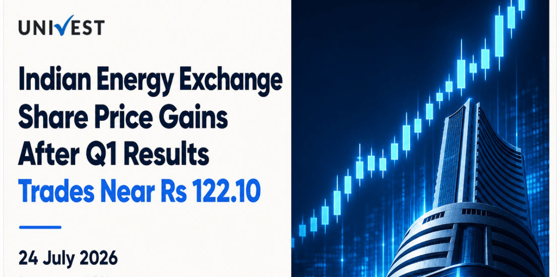 Indian Energy Exchange Share Price Gains After Q1 Results, Trades Near Rs 122.10